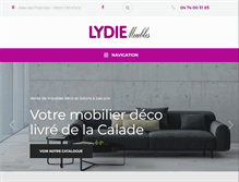 Tablet Screenshot of lydiemeubles.fr